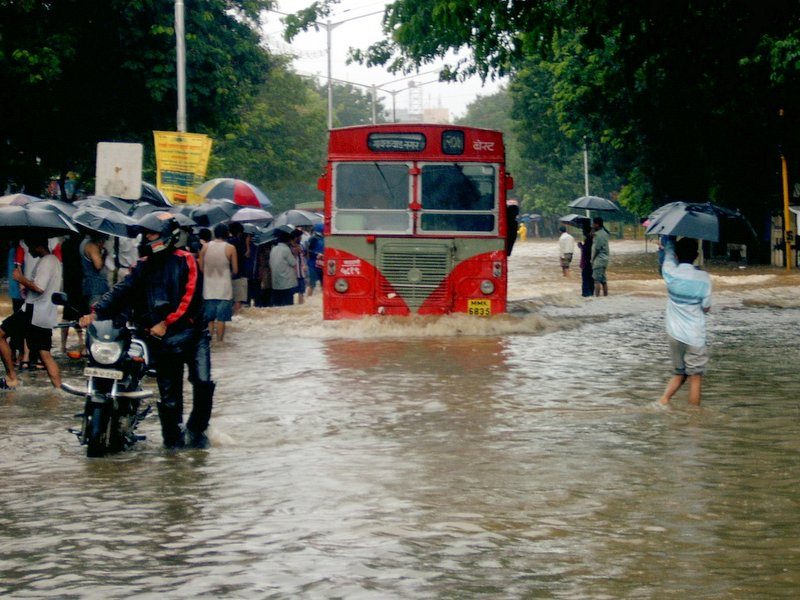 a sewer backup during heavy rain
